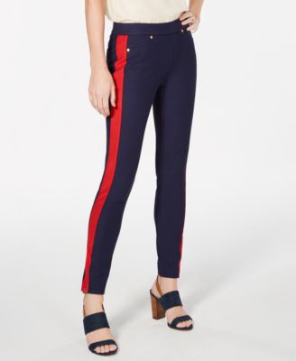 Michael Kors - Striped-Leg Pull-On Pants