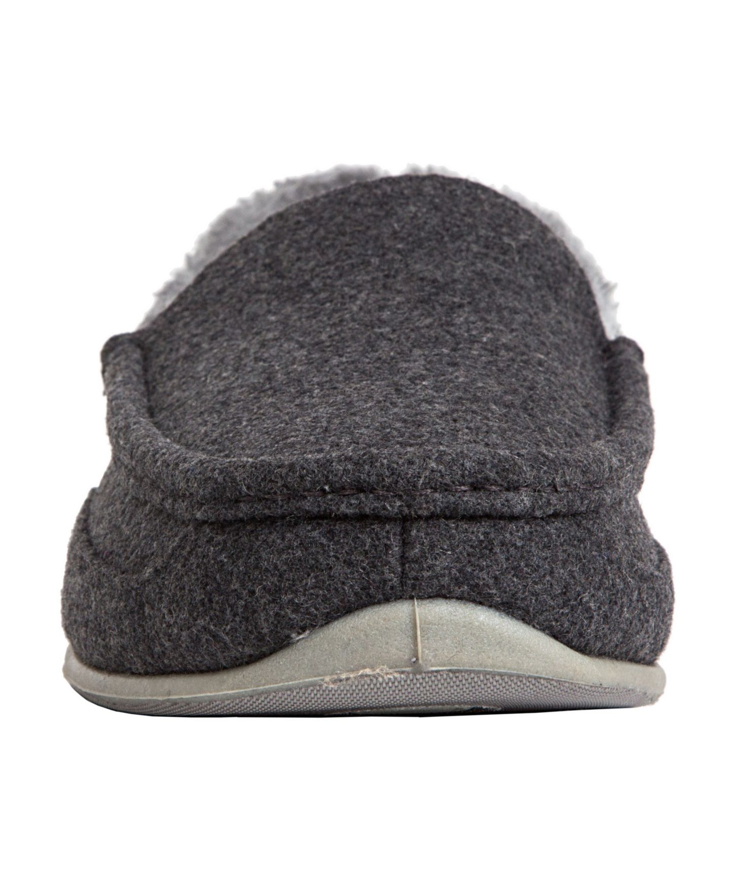 Мужские тапочки DEER STAGS Spun Felt Cozy Slipper, цвет: Тёмный серый — фото 7