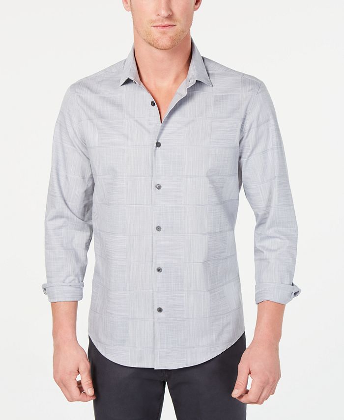 Alfani Men's Layton Fine Line Shirt, Created for Macy's - Macy's