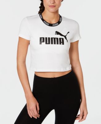 Puma Amplified Logo Cropped T-Shirt 