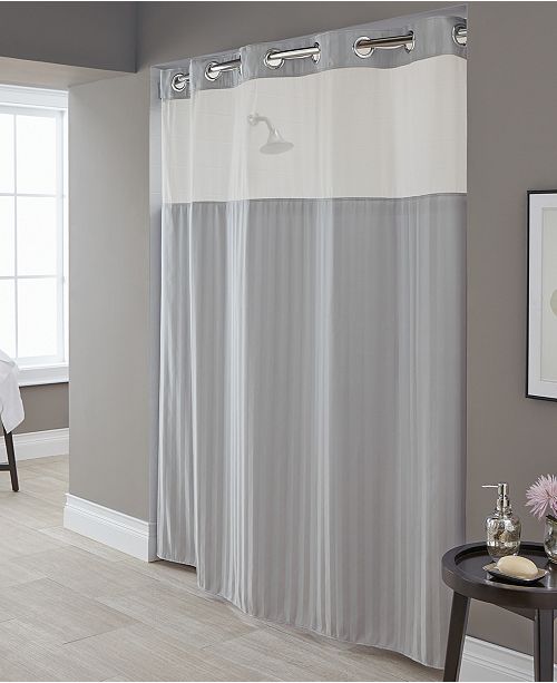 Hookless Park Avenue Stripe 3 In 1 Shower Curtain Reviews