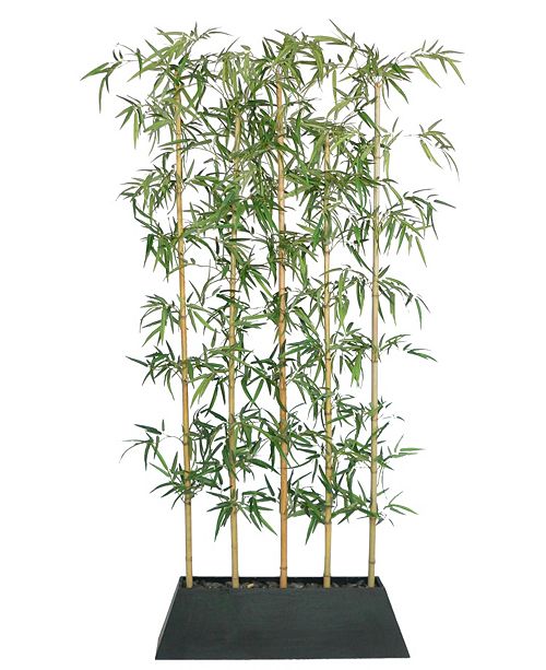 Vintage Home 96 Tall Silk Bamboo Tree Screen Artificial Home