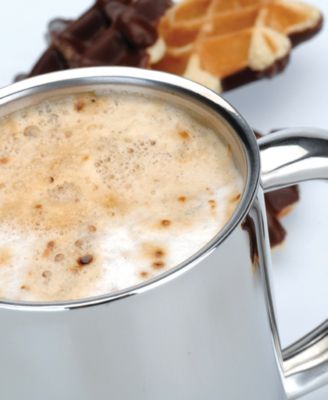 Stainless Steel 12-Oz. Coffee Mugs, Set of 2 