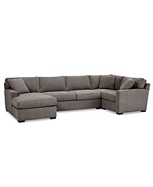 Radley 4-Pc. Fabric Chaise Sectional Sofa with Corner Piece, Created for Macy's