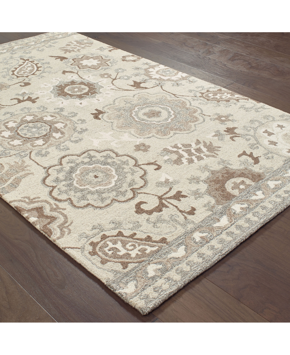 Oriental Weavers Craft 93005Gray Area Rug -Grey