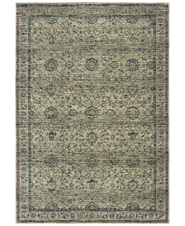 Oriental Weavers Mantra 501L Gray/Blue 9'10" x 12'10" Area Rug