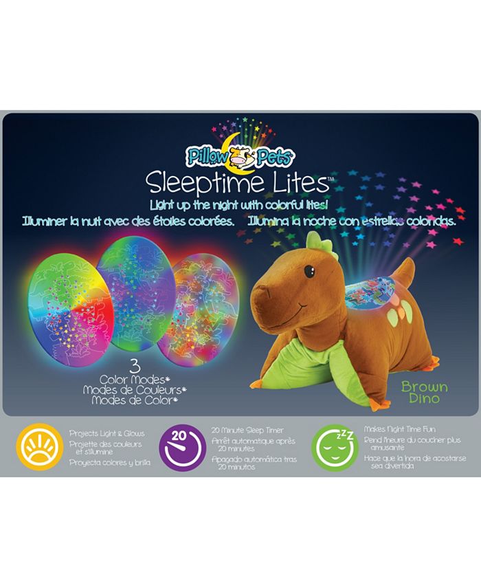 Pillow Pets Dinosaur Plush Sleeptime Lite Macy's