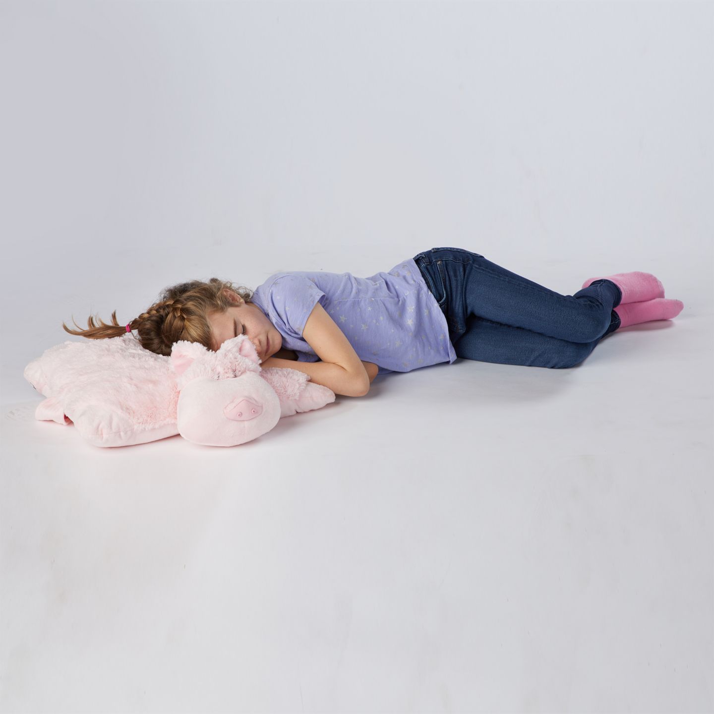 Детская мягкая игрушка Pillow Pets Signature Wiggly Pig 18" Plush — фото 4