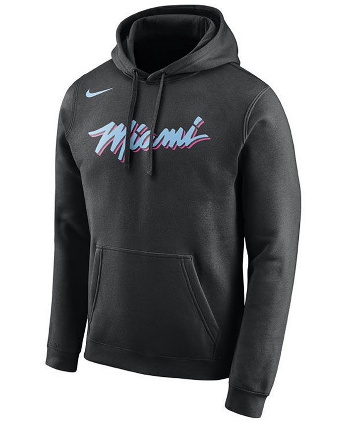 Nike Men's Miami Heat City Club Fleece Hoodie - Macy's