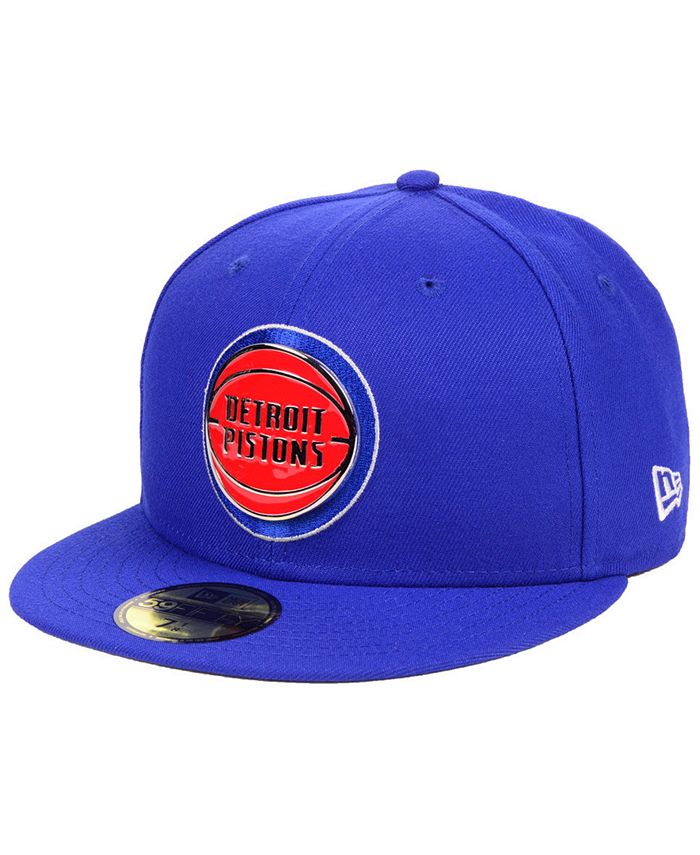 New Era Detroit Pistons Metal Mash Up 59FIFTY-FITTED Cap - Macy's