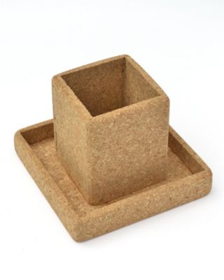 Mara-Mi - Cork Pencil Cup with Tray
