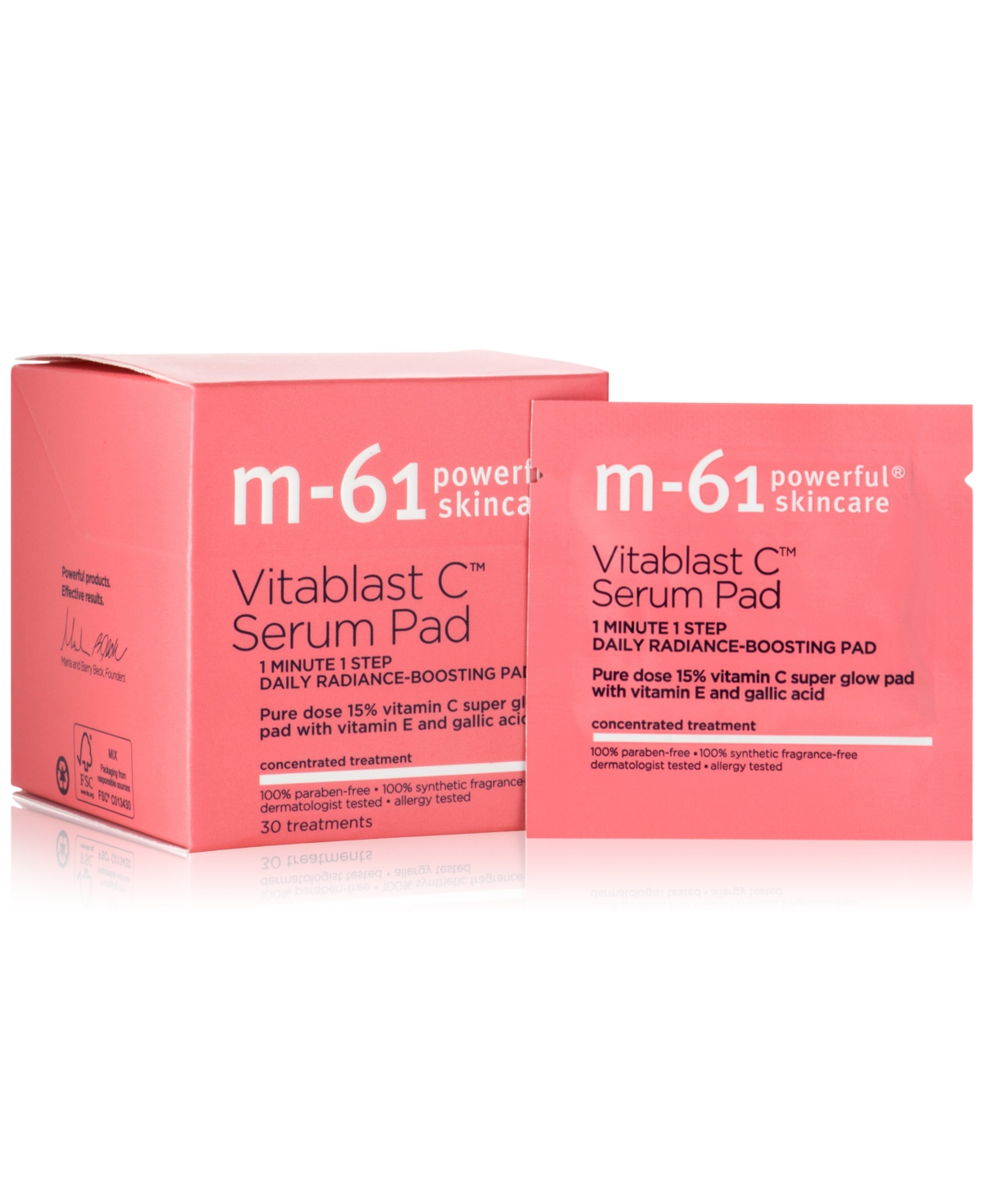 m-61 by Bluemercury Vitablast C Serum Pad, 30-Pk.