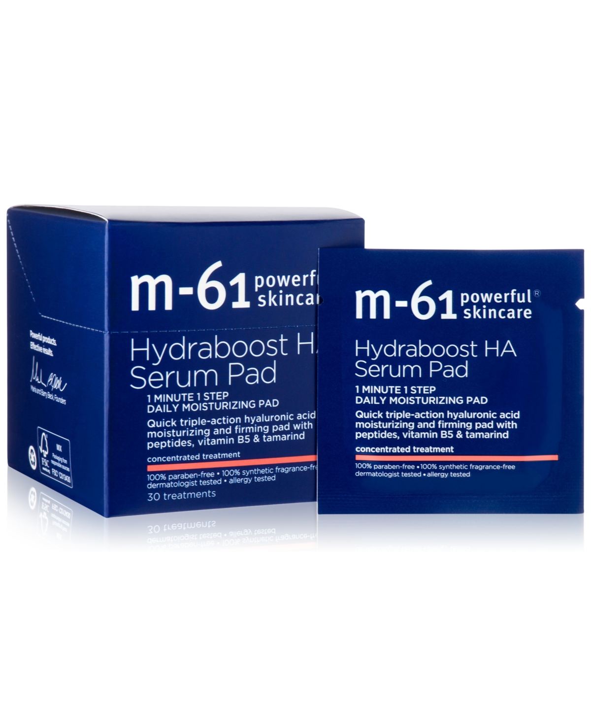 m-61 by Bluemercury Hydraboost Ha Serum Pad, 30-Pk.