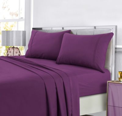 Super Soft Solid Easy-Care Extra Deep Pocket Sheet Set, California King