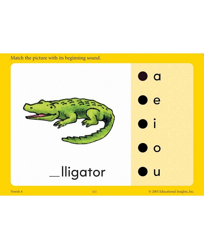 Learning resources educational insights hot dots flash cards vowels