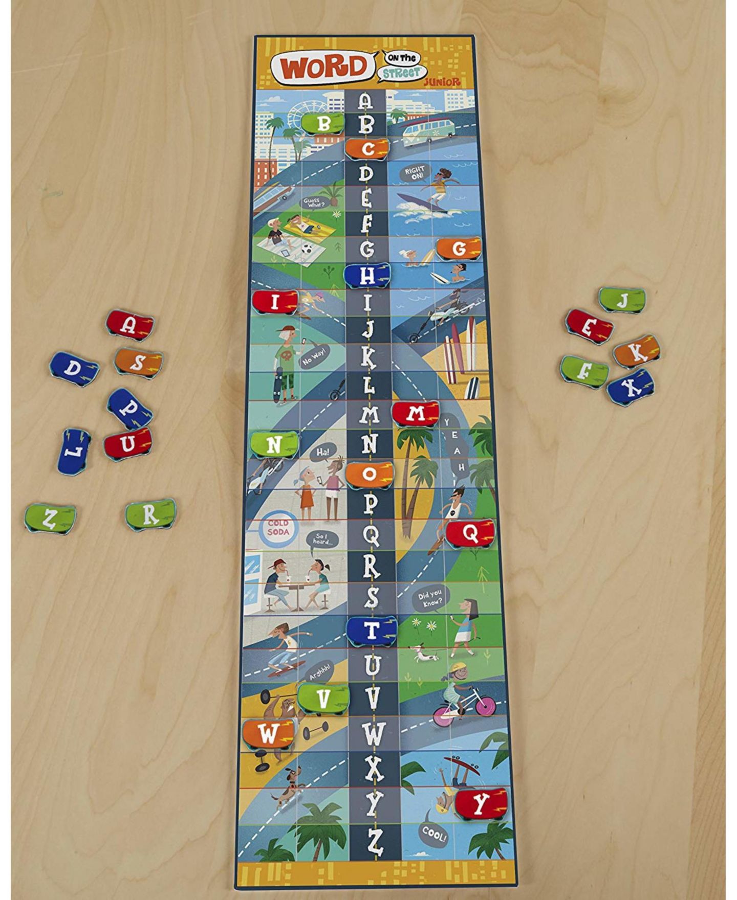 Детская настольная игра Areyougame Word on the Street Junior Family Educational Board Game, Ages 7+ — фото 9