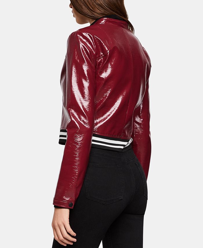 Veste Moto Femme En Simili Cuir - BCBGeneration - Taille L - Noire, Matelassée