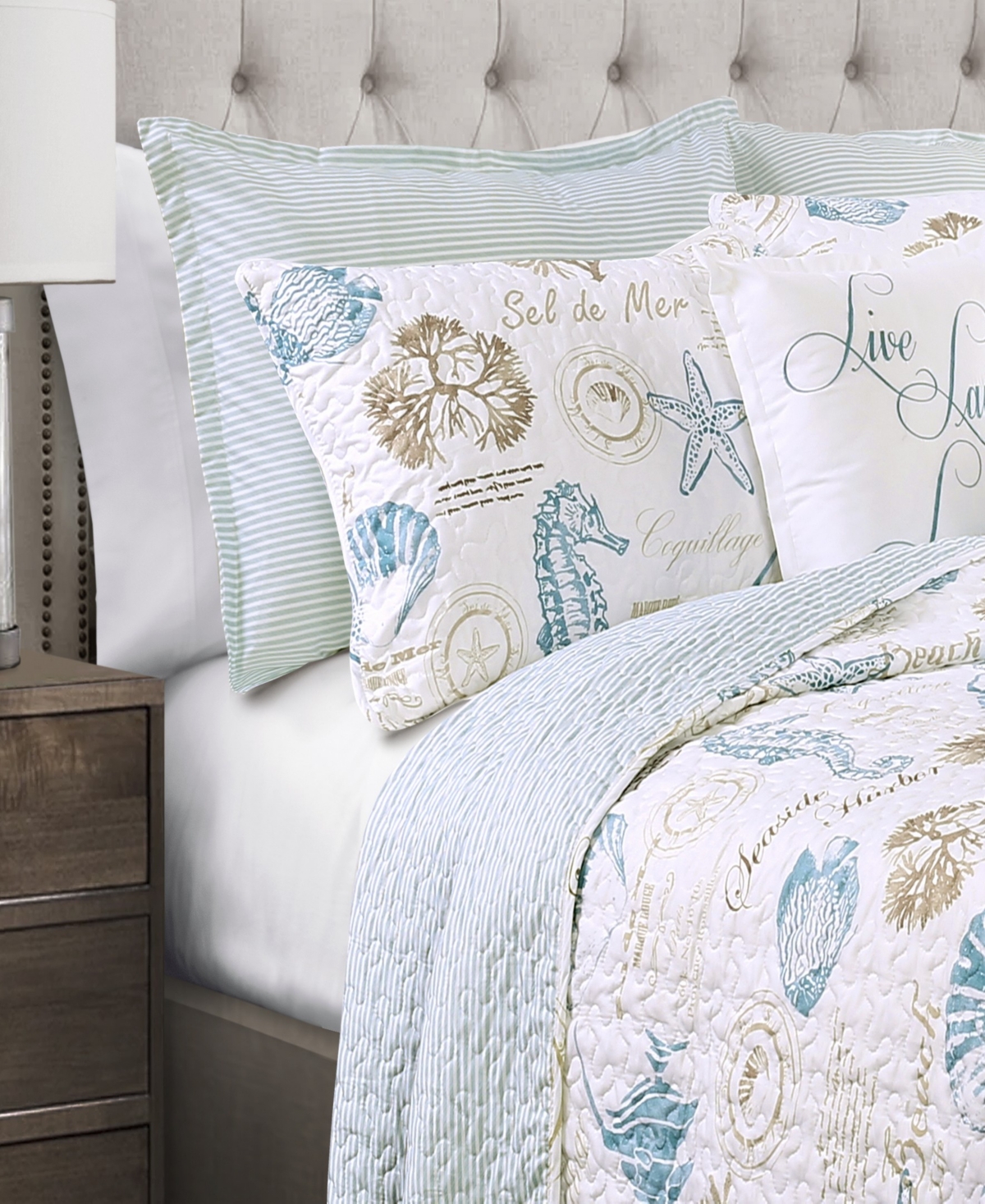 Lush Decor Harbor Life 7-Pc Set Quilt Set, Full/Queen