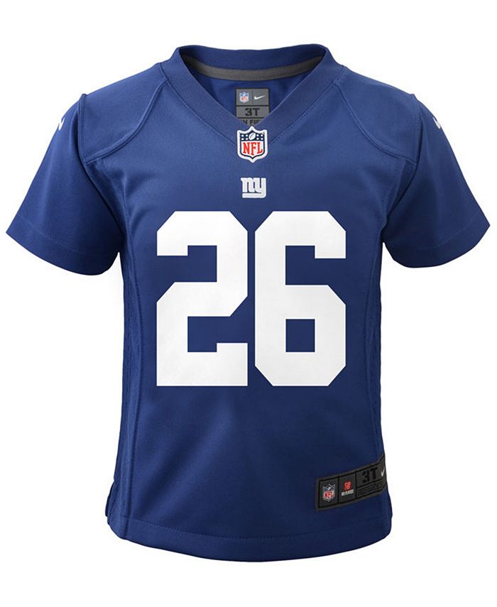 Saquon Barkley Youth Jersey - Blue NY Giants Kids Nike Game Jersey  manufactured by Nike
