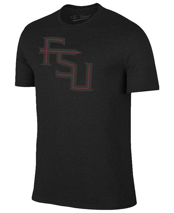 Champion Men's Florida State Seminoles Black Out Dual Blend T-Shirt ...