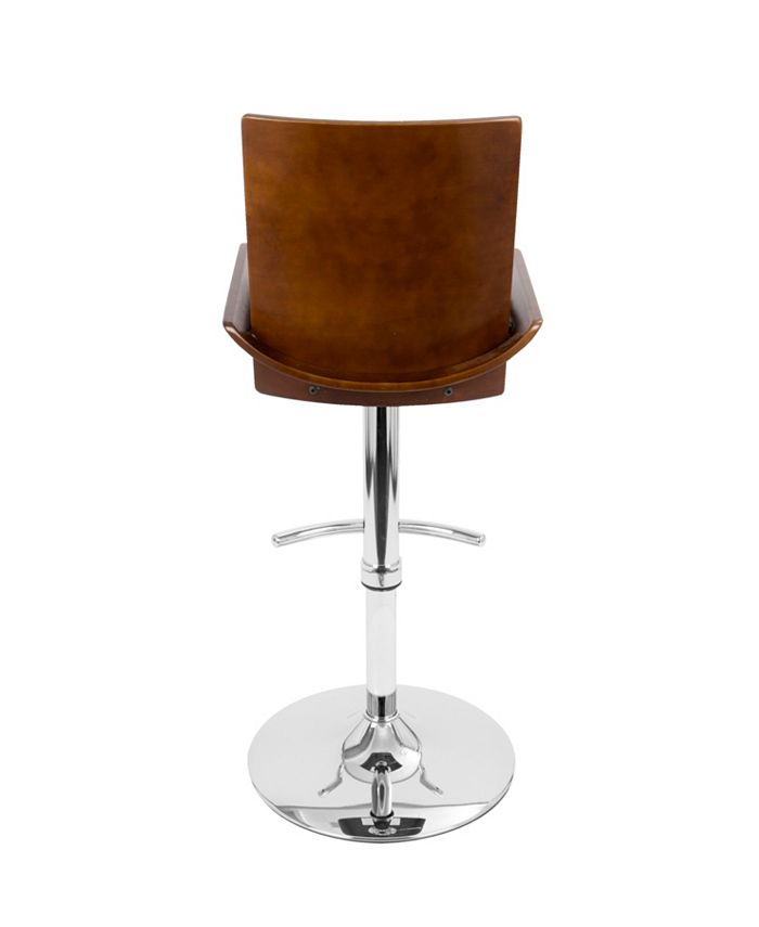 Lumisource Vittorio Adjustable Barstool with Swivel & Reviews Furniture Macy's