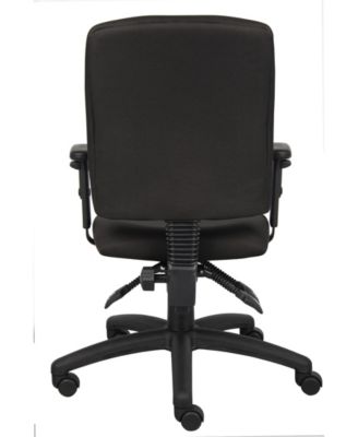 Boss Office Products Multi-Function Fabric Task Chair W/ Adjustable ...