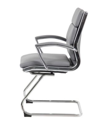 Executive CaressoftPlus Guest Chair with Chrome Finish