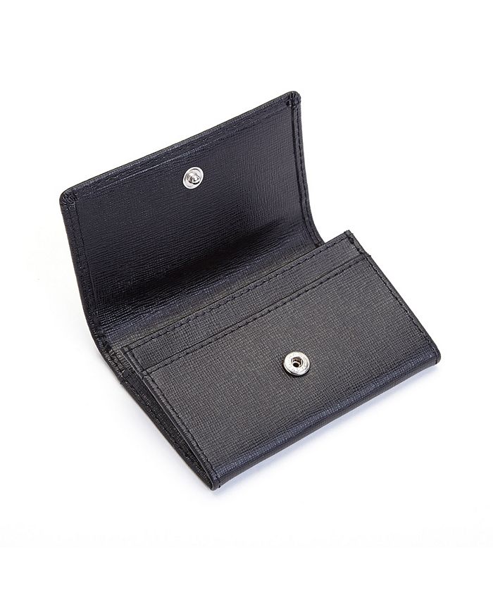 EMPORIUM LEATHER CO Royce RFID Blocking Business Card Case Wallet in ...