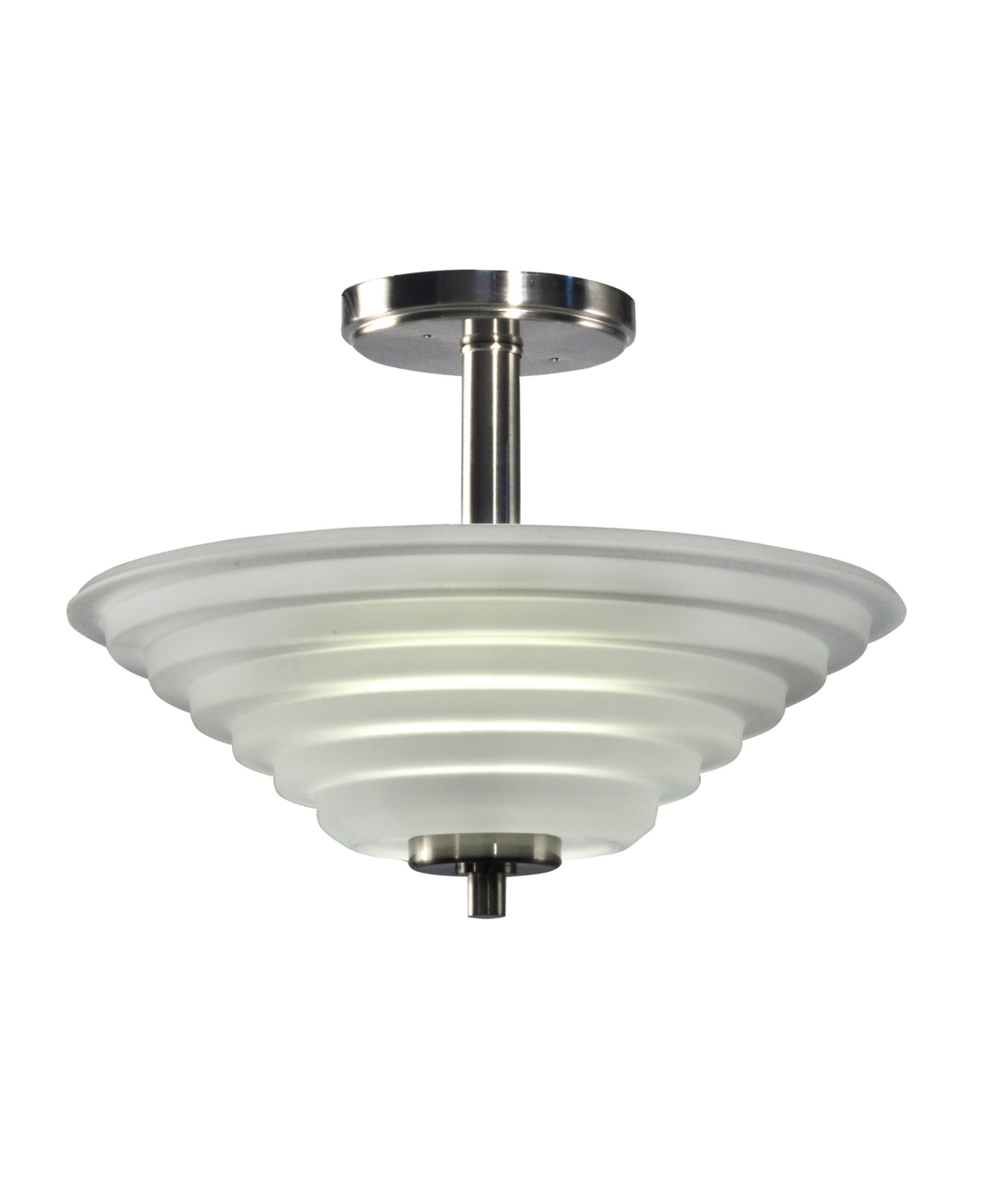 Dale Tiffany Houston Led Crystal Semi Flush Mount In Clear