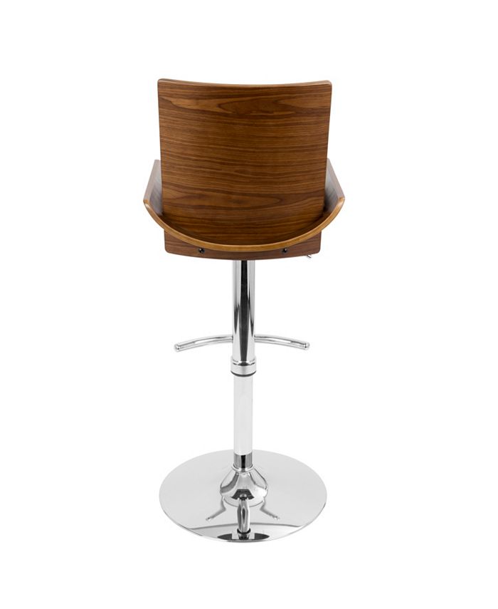 Lumisource Vittorio Adjustable Barstool with Swivel & Reviews Furniture Macy's