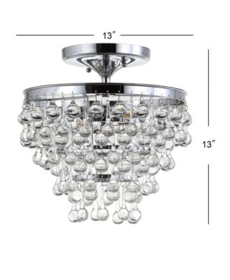 Toronto Metal or Crystal Led Flush Mount