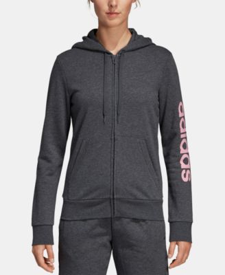 adidas linear fleece hoodie