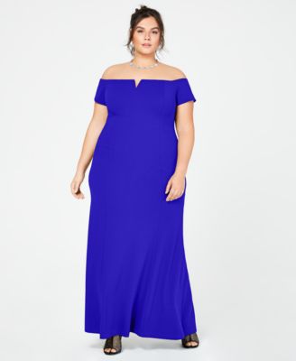 macy's calvin klein dress plus size