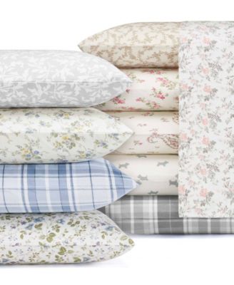 Laura Ashley Cotton Flannel Sheet Sets In Multi