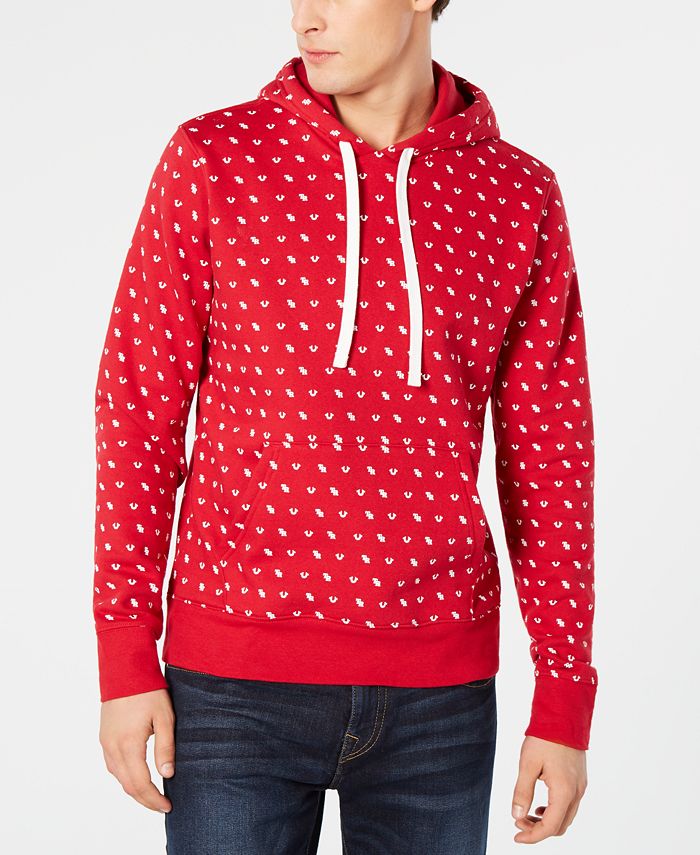 Lacoste Men's Monogram Logo Hooded Sweatshirt