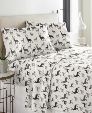 Pointehaven Heavy Weight Cotton Flannel Sheet Set Bedding