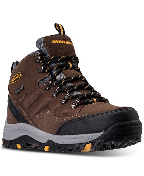 Skechers Mens Relaxed Fit Relment Pelmo Boots From