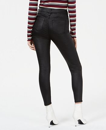 Celebrity pink black coated skinny jeans new arrivals