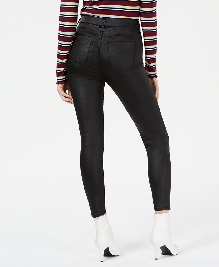 Celebrity Pink Juniors' Coated Skinny Jeans - Macy's