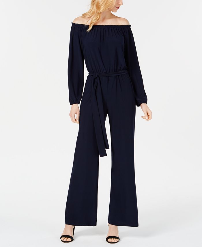 Nine West OffTheShoulder Jumpsuit Macy's