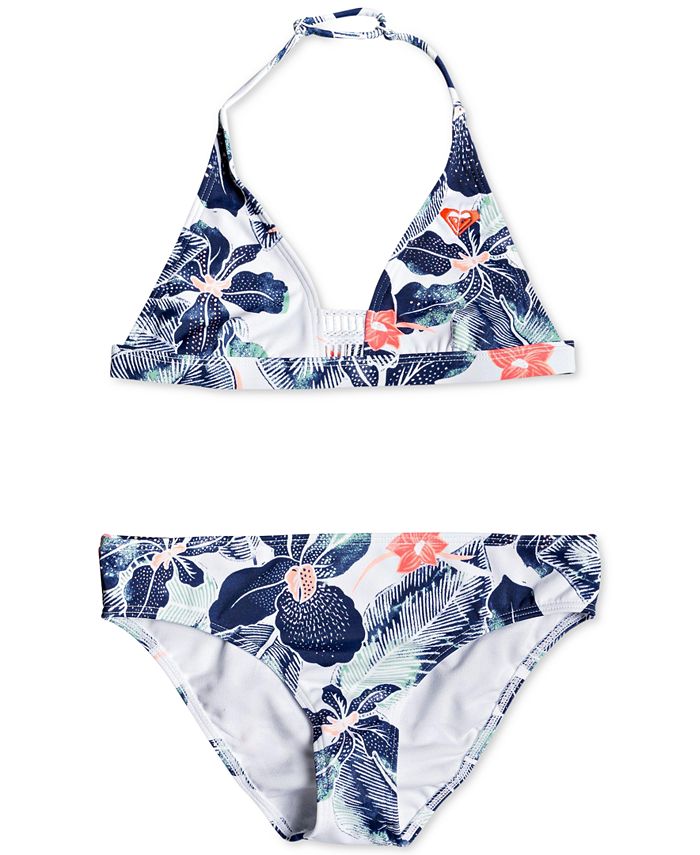 Roxy Big Girls TwoPiece FloralPrint Bikini Macy's
