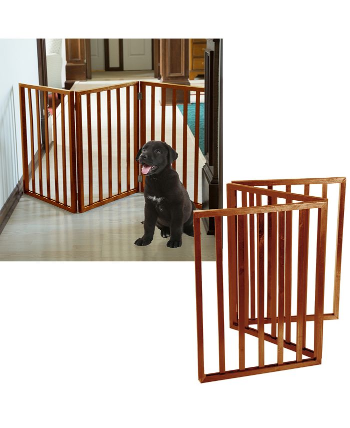 PetMaker Freestanding Wooden Pet Gate Macy's