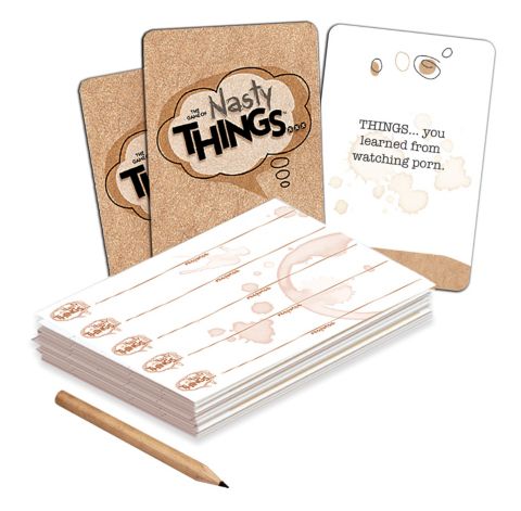 Детская карточная игра PLAYMONSTER Nasty Things Adult Party Card Game, Ages 18+
