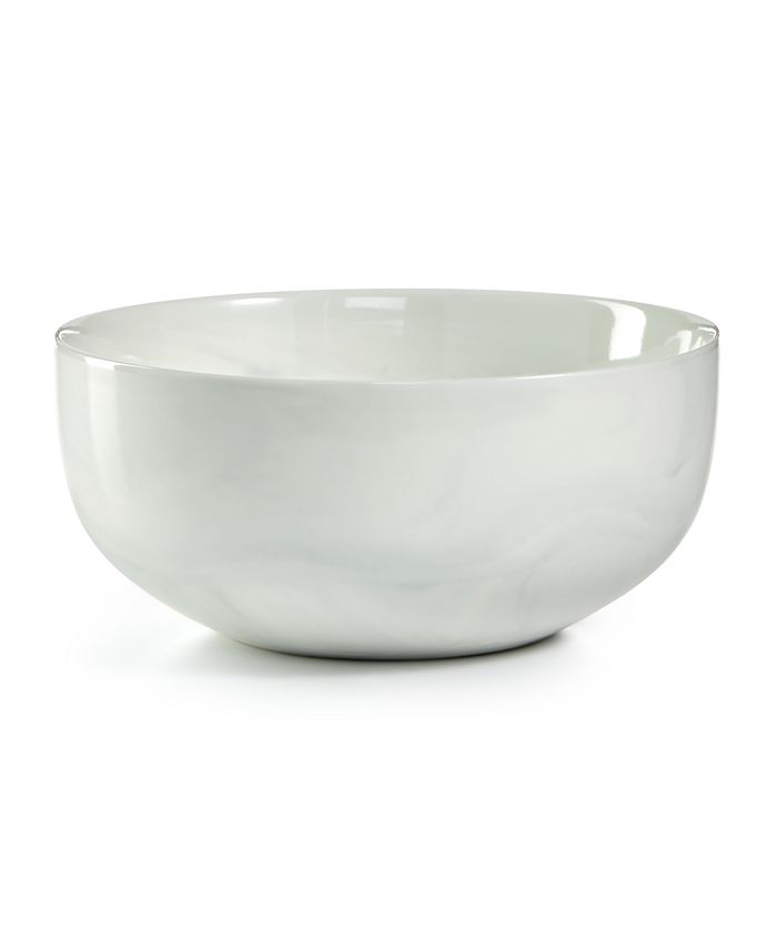 Hotel Collection Modern Marble Cereal Bowl, Created for Macy's