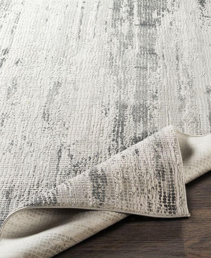 Surya Aisha AIS2304 Medium Gray 2'7" x 7'7" Runner Area Rug Macy's