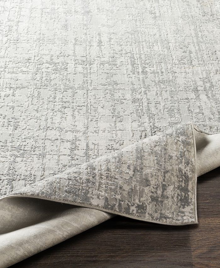 Surya Aisha AIS2305 Light Gray 2'7" x 7'7" Runner Area Rug Macy's