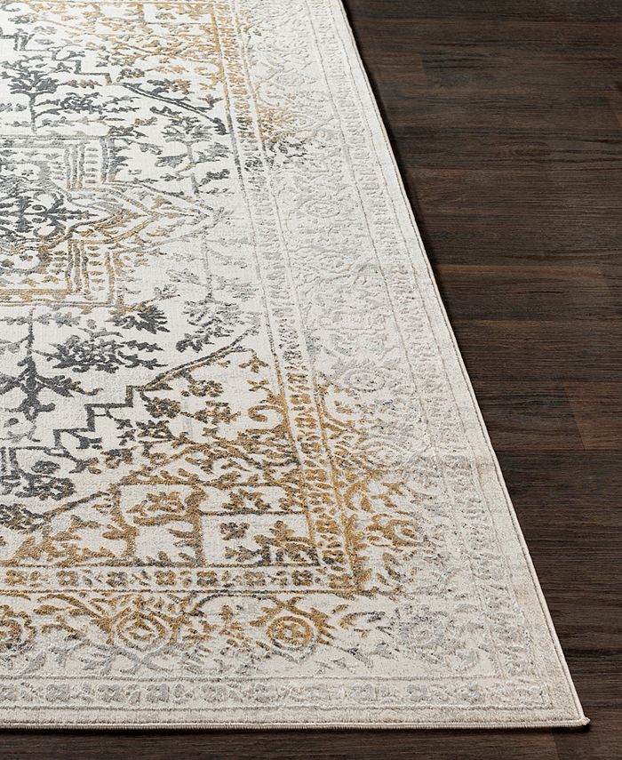 Surya Aisha AIS2308 Charcoal 6'7" x 9'6" Area Rug Macy's