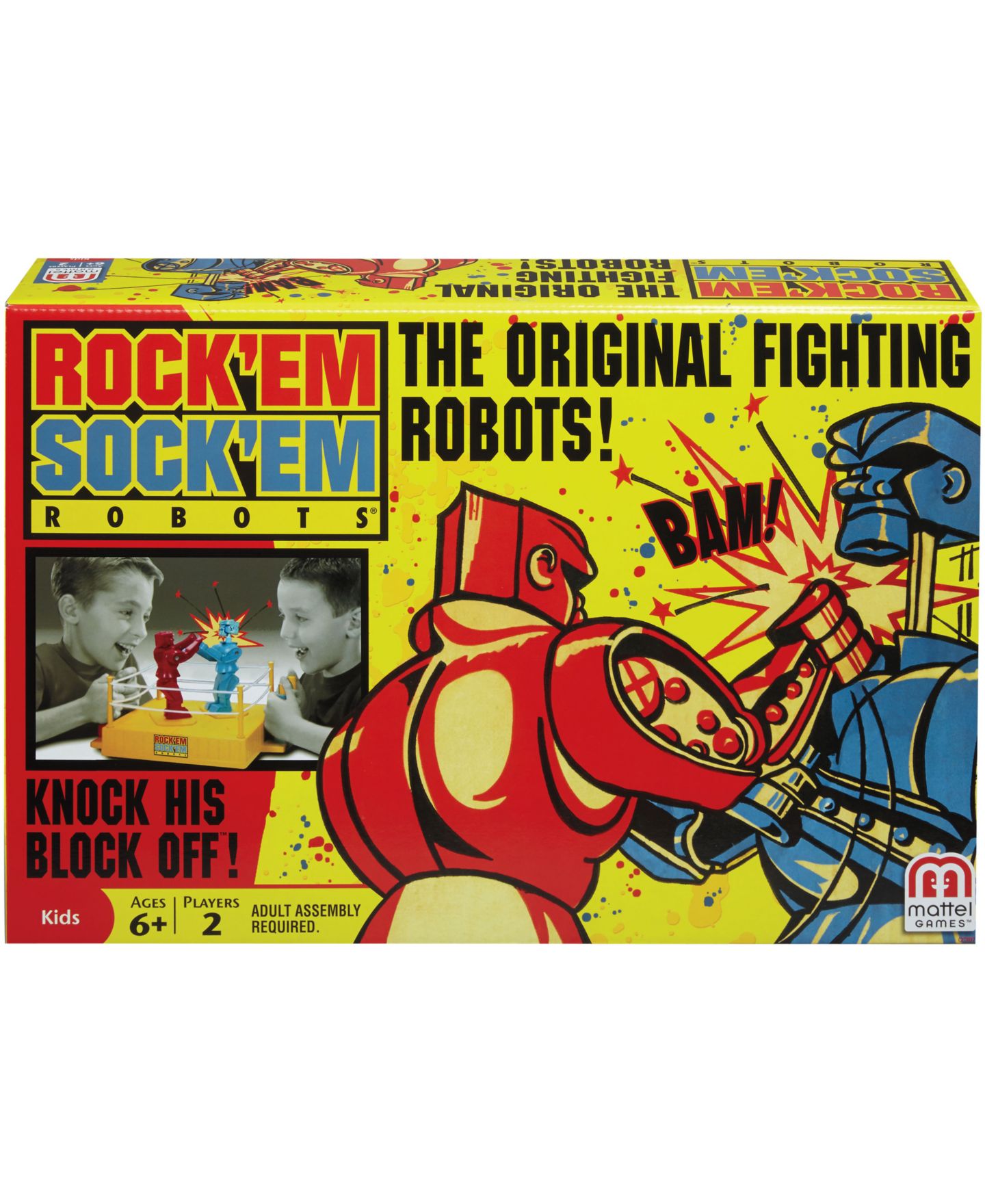 Детские игрушки Mattel Rock 'Em Sock 'Em Robots — фото 6