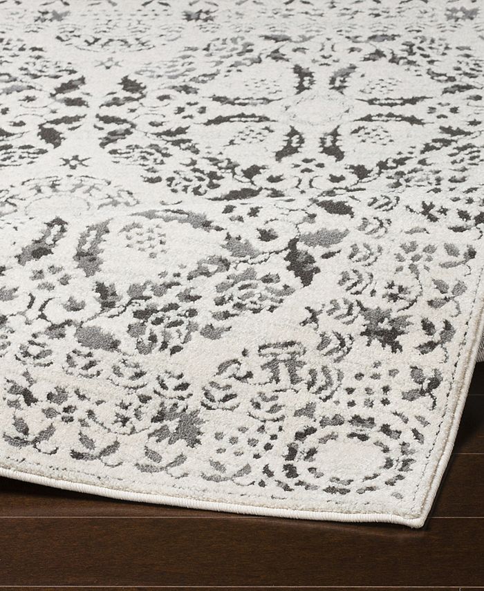 Surya Bahar BHR2318 Medium Gray 2' x 3' Area Rug Macy's