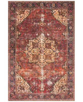 Loloi II - Loren LQ-07 Red/Navy 8'4" x 11'6" Area Rug
